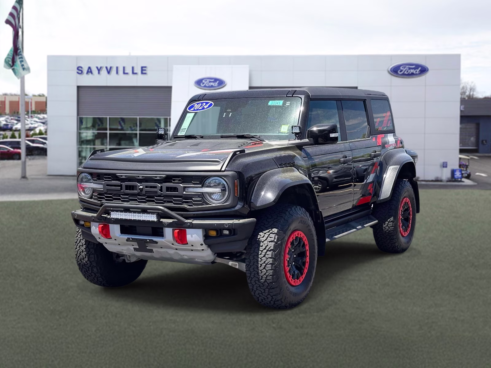 2024 Shadow Black Ford Bronco Raptor 4 Door Advanced 4x4 4X4 SUV