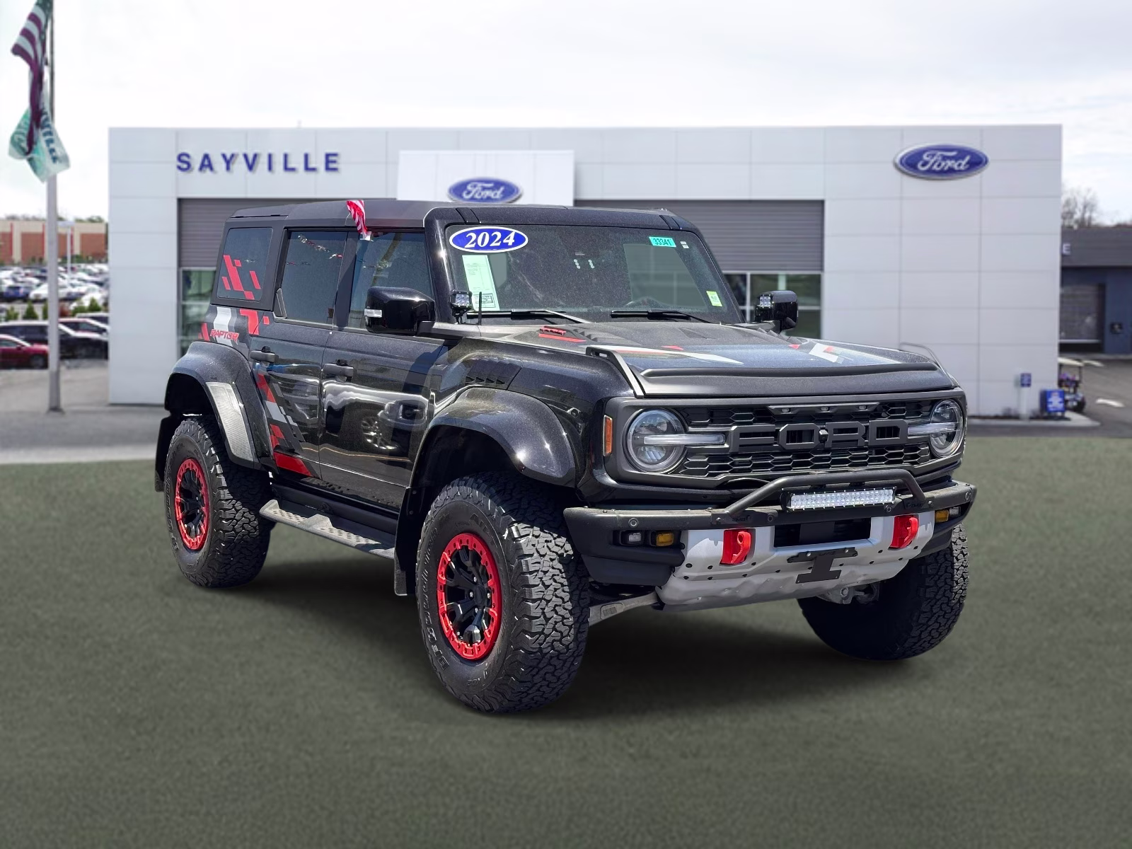 2024 Shadow Black Ford Bronco Raptor 4 Door Advanced 4x4 4X4 SUV