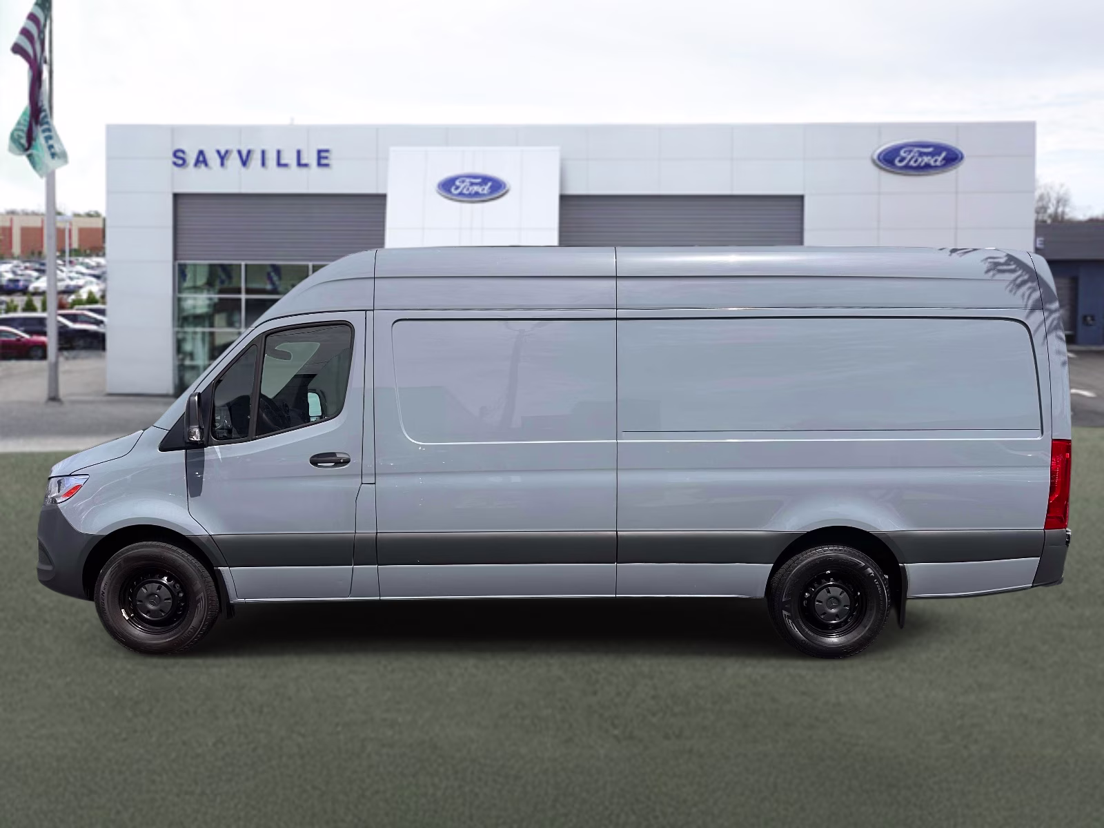2023 Stone Grey Mercedes-Benz Sprinter Cargo Van 2500 High Roof I4 Diesel HO 170 RWD RWD Van