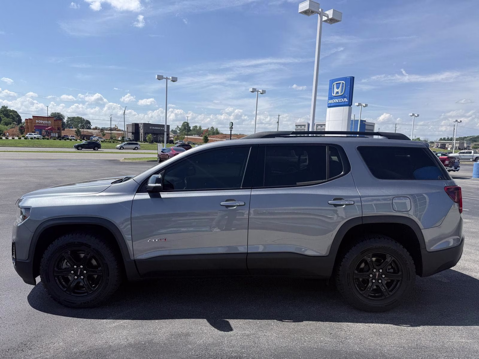 2020 Satin Steel Metallic GMC Acadia AT4 AWD 4 Door