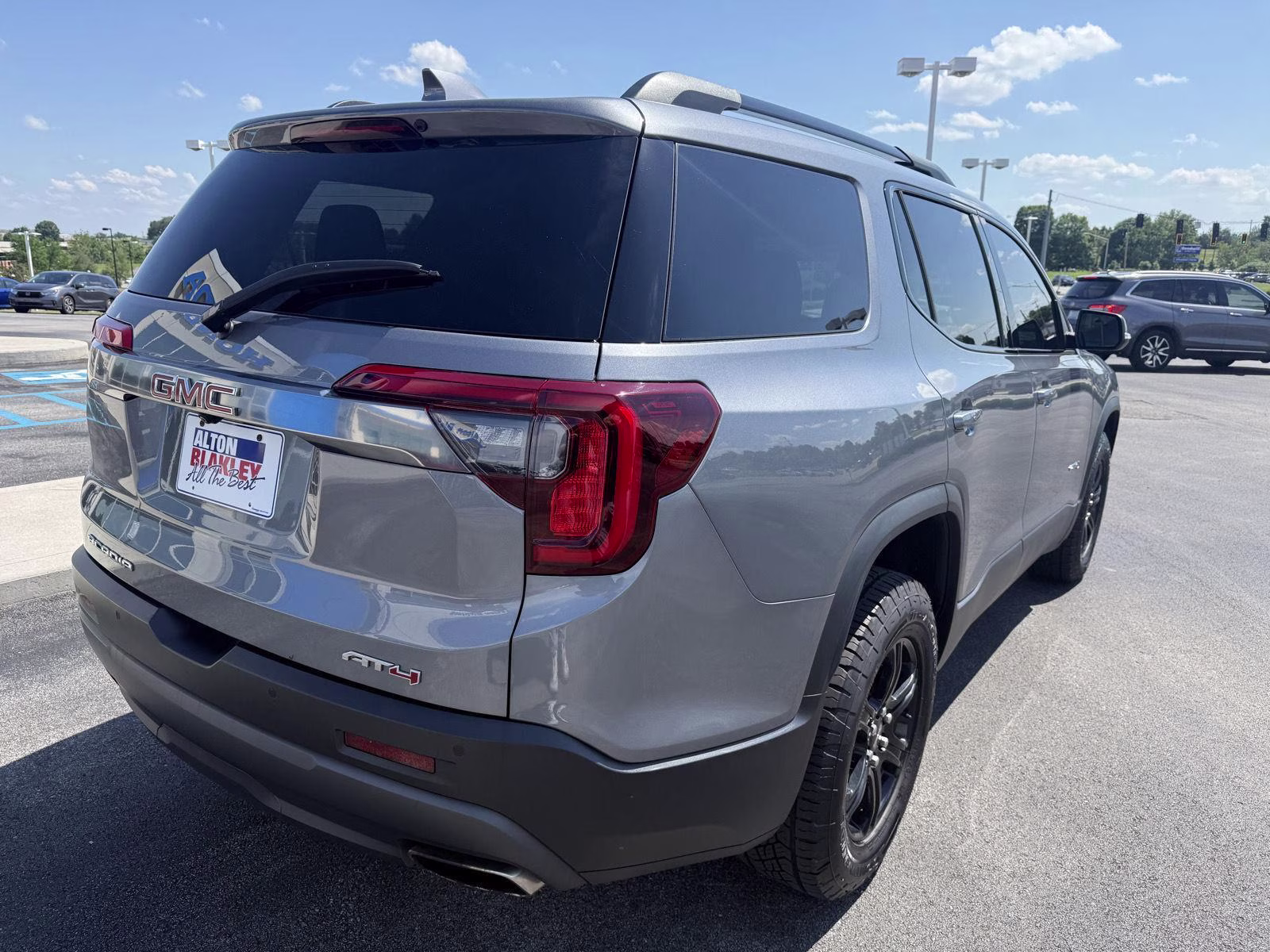 2020 Satin Steel Metallic GMC Acadia AT4 AWD 4 Door