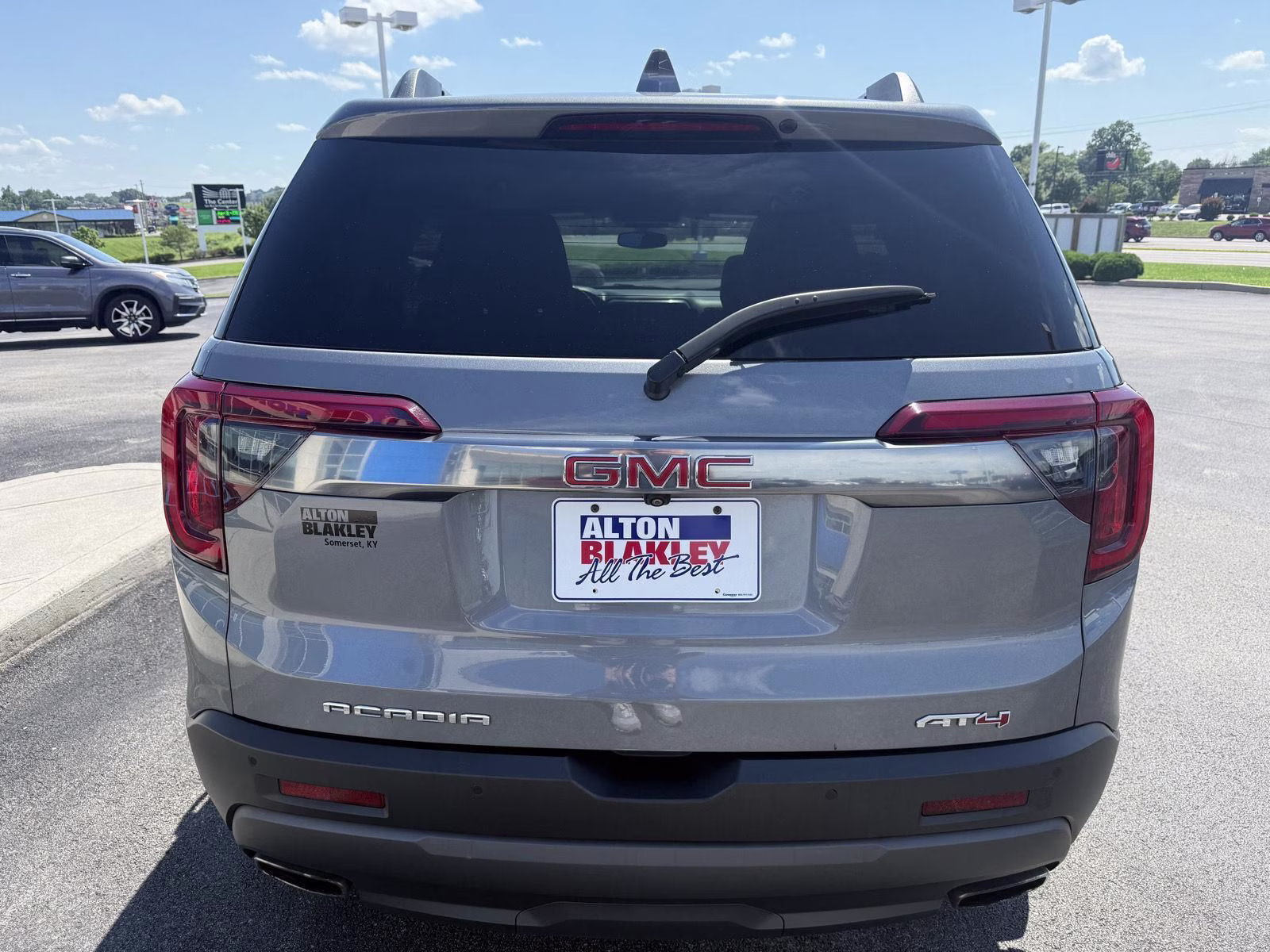 2020 Satin Steel Metallic GMC Acadia AT4 AWD 4 Door