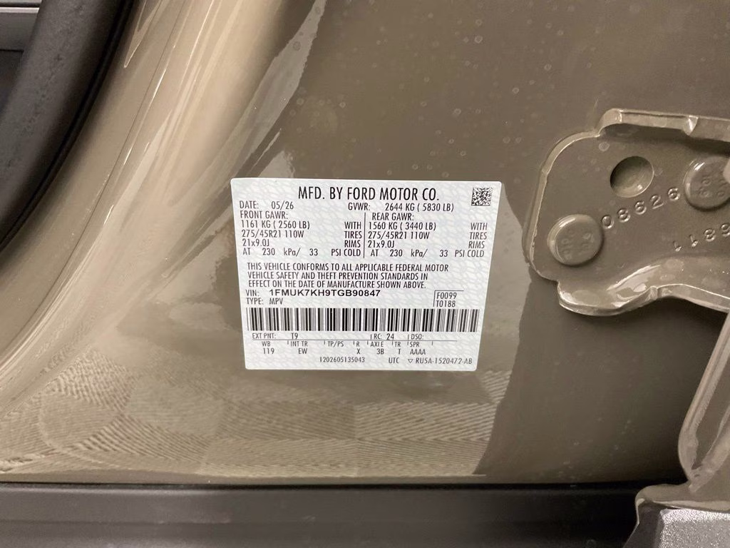 2026 Gray Ford Explorer ST-Line RWD SUV