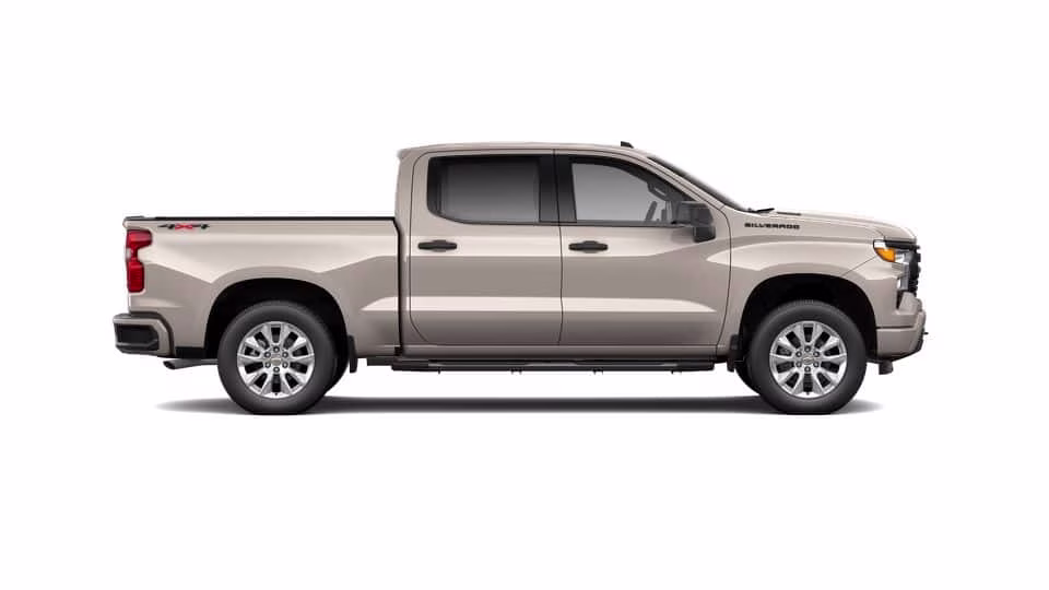 2026 Tan Chevrolet Silverado 1500 Custom 4X4 Truck