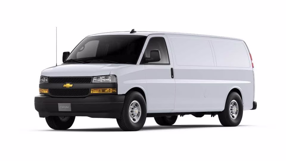 2026 White Chevrolet Express Cargo WT RWD 2500 Extended Wheelbase