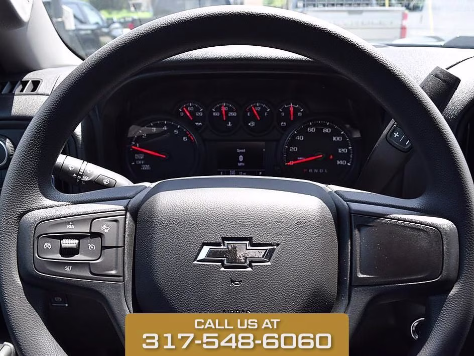 2026 Summit White Chevrolet Silverado 1500 Custom Trail Boss 4X4 Truck
