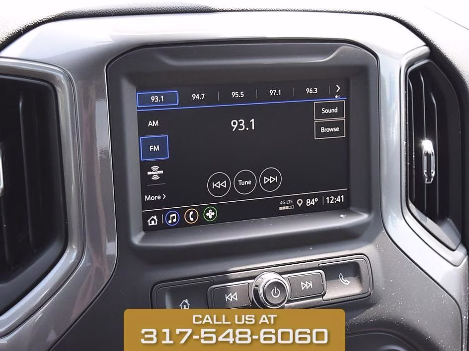 2026 Summit White Chevrolet Silverado 1500 Custom Trail Boss 4X4 Truck