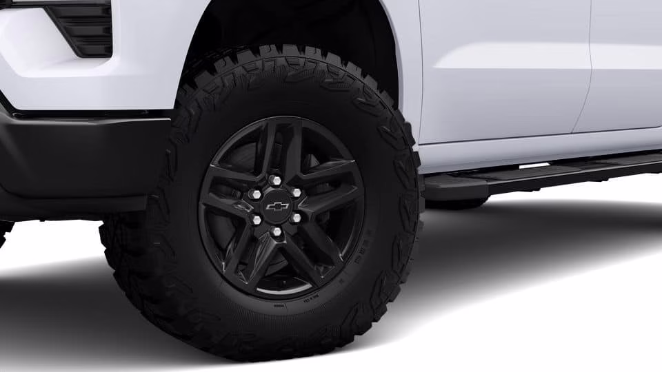 2026 White Chevrolet Silverado 1500 Custom Trail Boss 4X4 Truck
