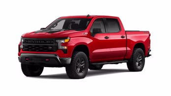 2026 Red Chevrolet Silverado 1500 Custom Trail Boss 4X4 Truck