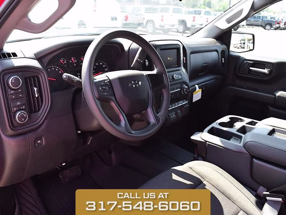 2026 Red Chevrolet Silverado 1500 Custom Trail Boss 4X4 Truck