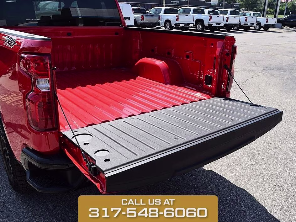2026 Red Chevrolet Silverado 1500 Custom Trail Boss 4X4 Truck