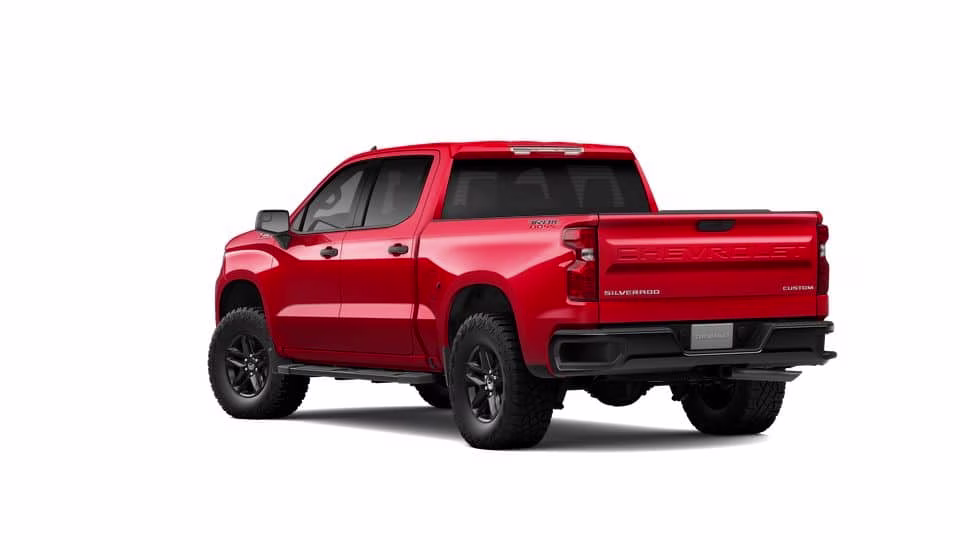 2026 Red Chevrolet Silverado 1500 Custom Trail Boss 4X4 Truck