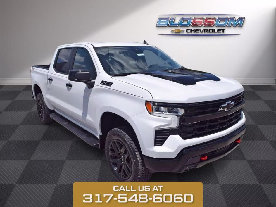 2026 Summit White Chevrolet Silverado 1500 LT Trail Boss 4X4 Truck