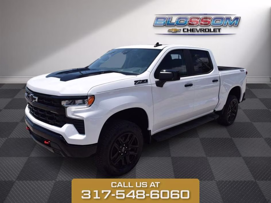 2026 Summit White Chevrolet Silverado 1500 LT Trail Boss 4X4 Truck