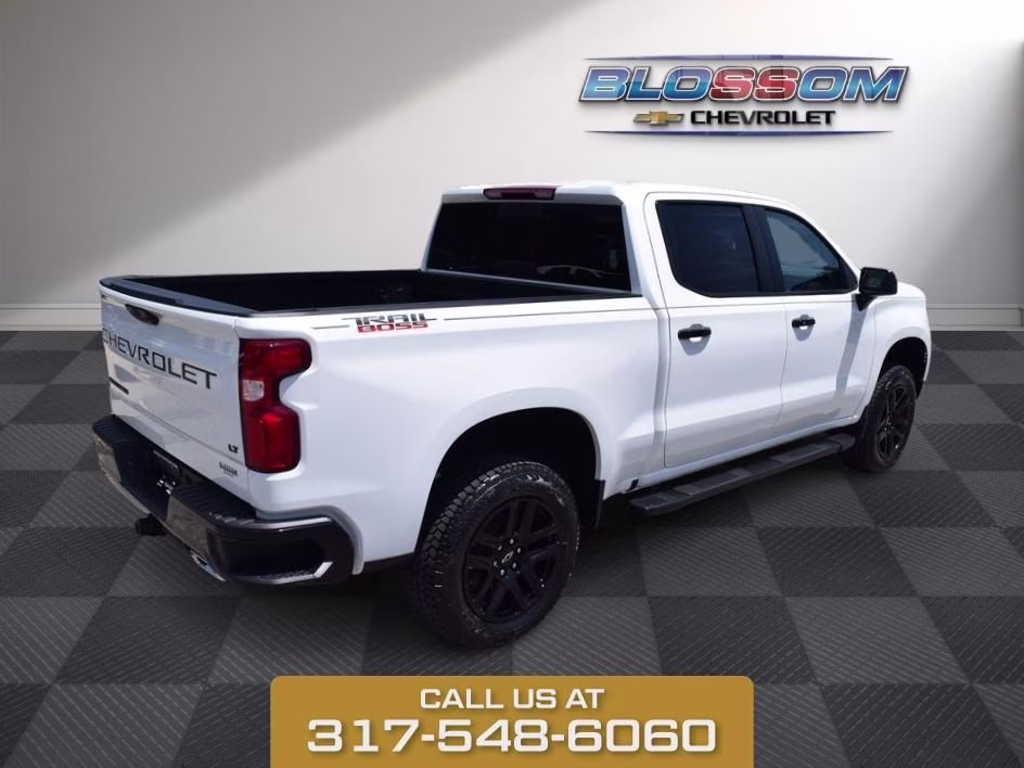 2026 Summit White Chevrolet Silverado 1500 LT Trail Boss 4X4 Truck