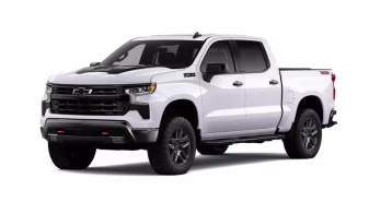 2026 White Chevrolet Silverado 1500 LT Trail Boss 4X4 Truck