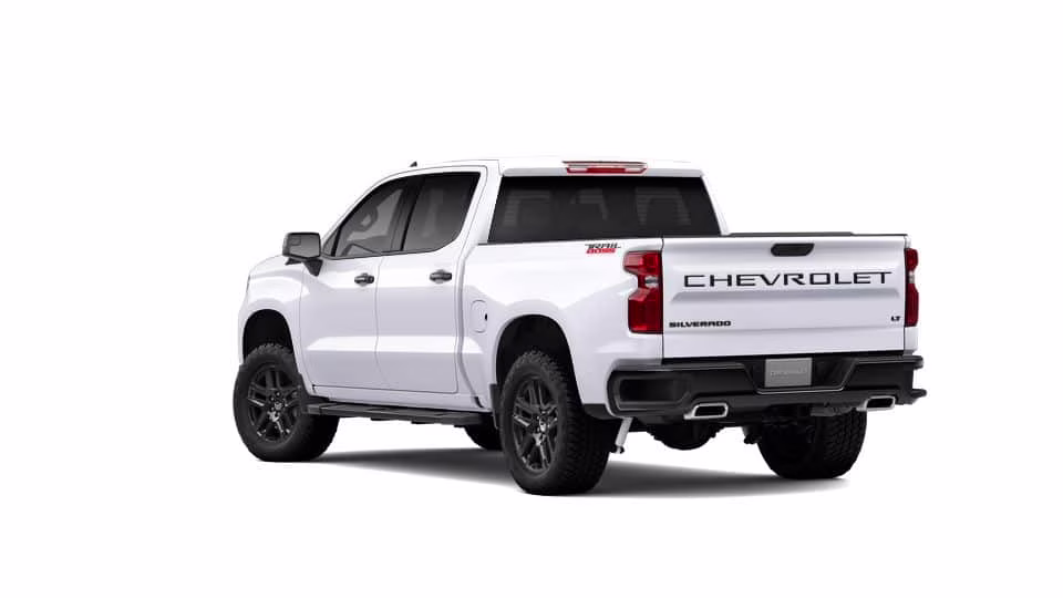 2026 White Chevrolet Silverado 1500 LT Trail Boss 4X4 Truck