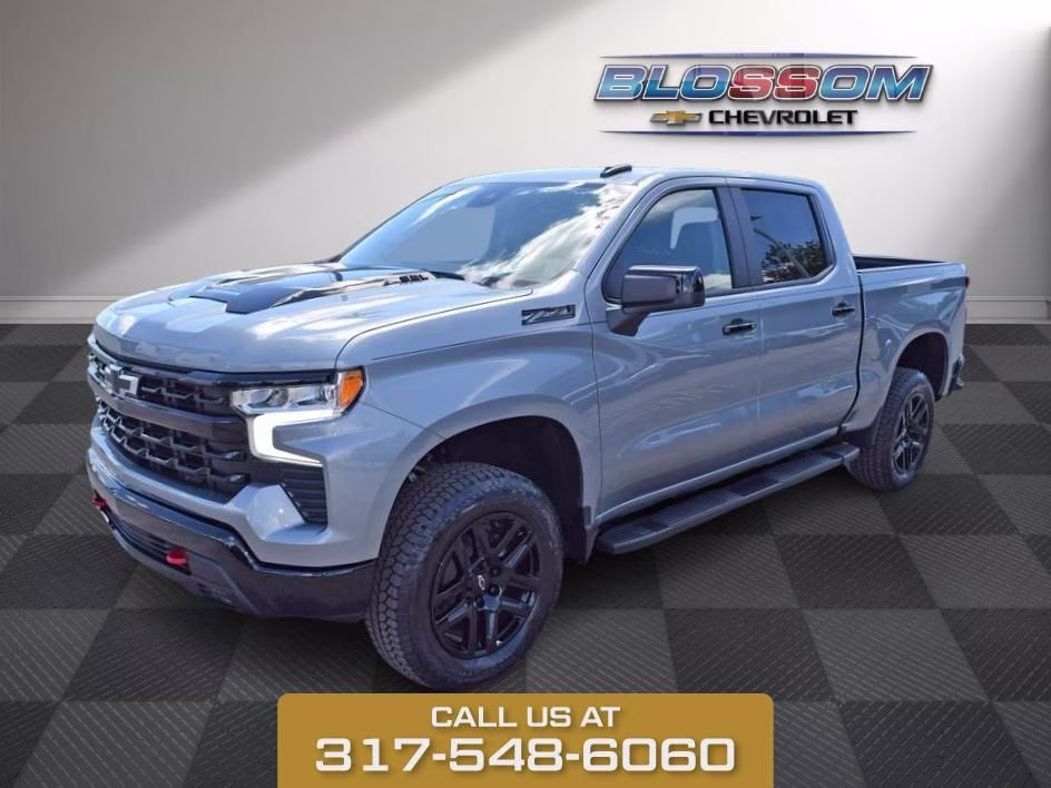 2026 Sterling Gray Metallic Chevrolet Silverado 1500 LT Trail Boss 4X4 Truck