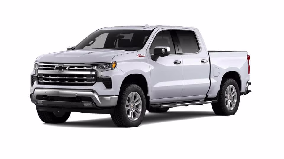 2026 White Chevrolet Silverado 1500 LTZ 4X4 Truck