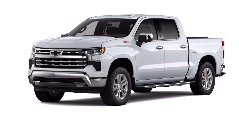2026 White Chevrolet Silverado 1500 LTZ 4X4 Truck