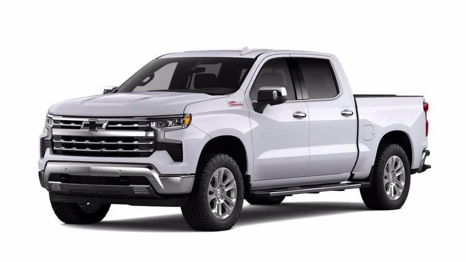 2026 White Chevrolet Silverado 1500 LTZ 4X4 Truck