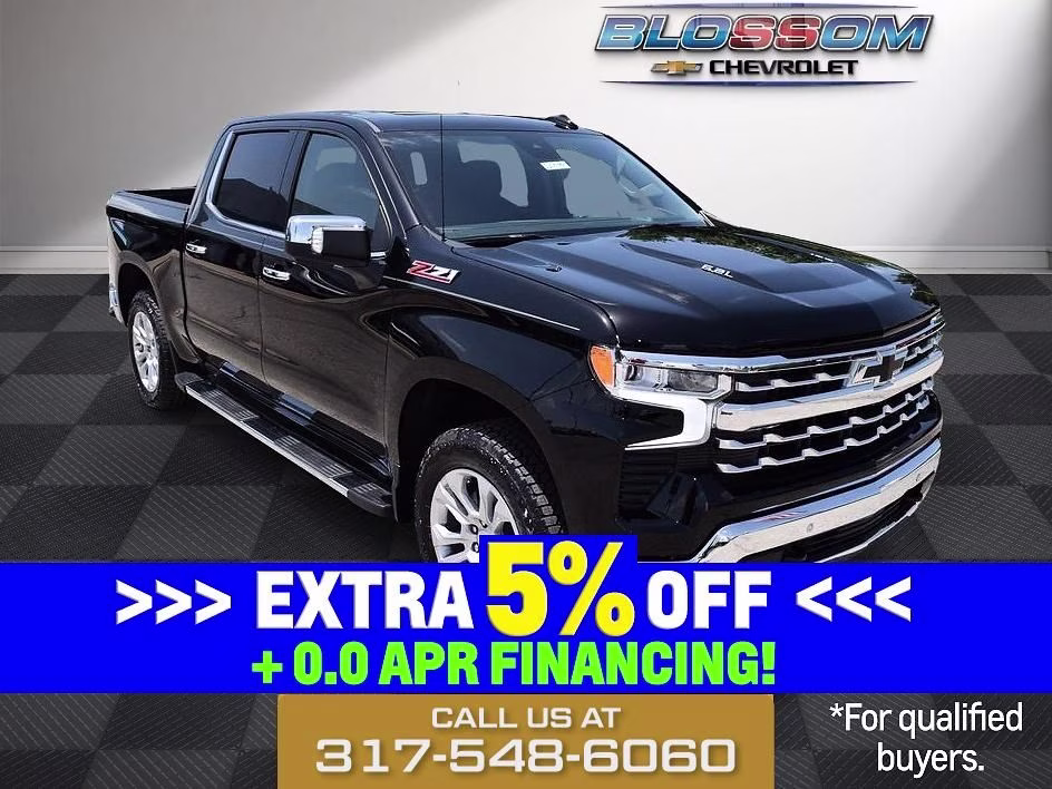 2026 Black Chevrolet Silverado 1500 LTZ 4X4 Truck