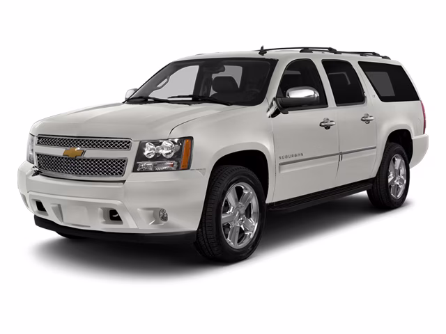 2014 Summit White Chevrolet Suburban 1500 LT RWD SUV