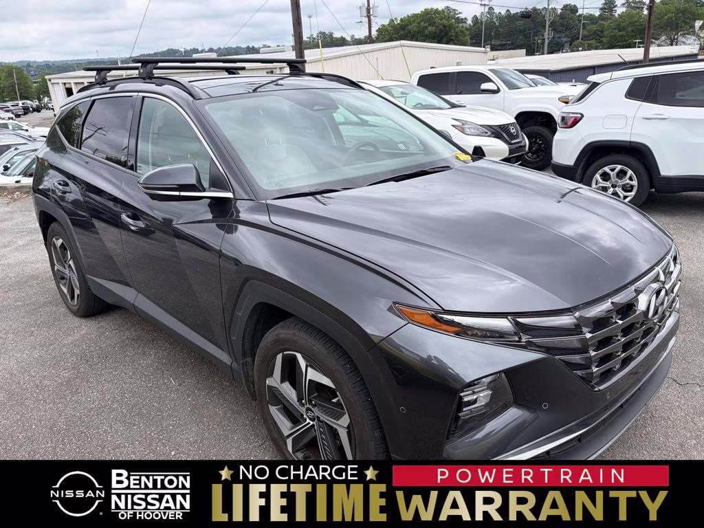 2022 Portofino Gray Hyundai Tucson Limited FWD SUV