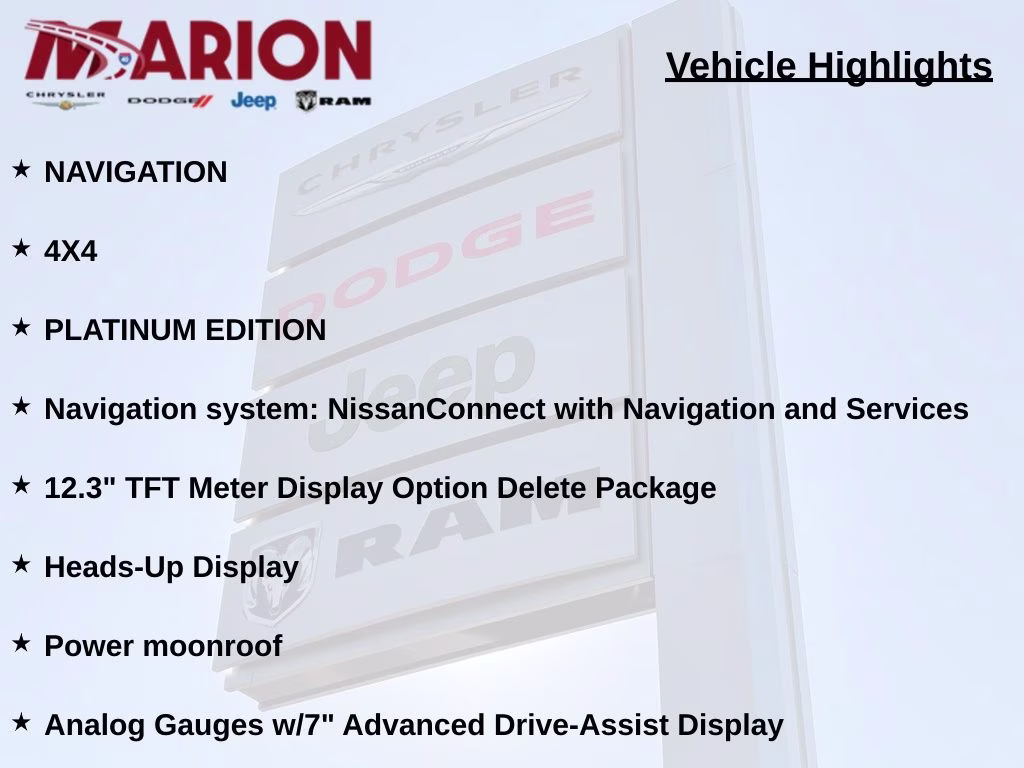 2025 Everest White Pearl Tricoat/Super Black Nissan Pathfinder Platinum 4X4 SUV