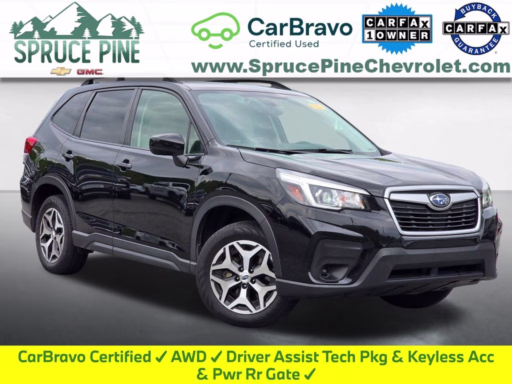 2020 Crystal Black Silica Subaru Forester Premium AWD SUV