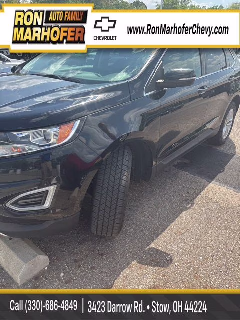 2016 Shadow Black Ford Edge SEL AWD SUV