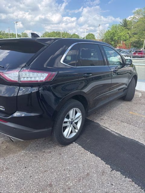 2016 Shadow Black Ford Edge SEL AWD SUV