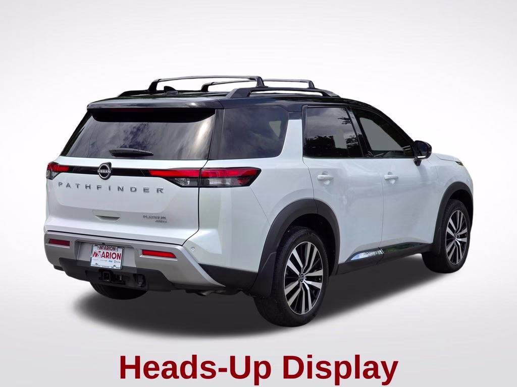 2025 Everest White Pearl Tricoat/Super Black Nissan Pathfinder Platinum 4X4 SUV