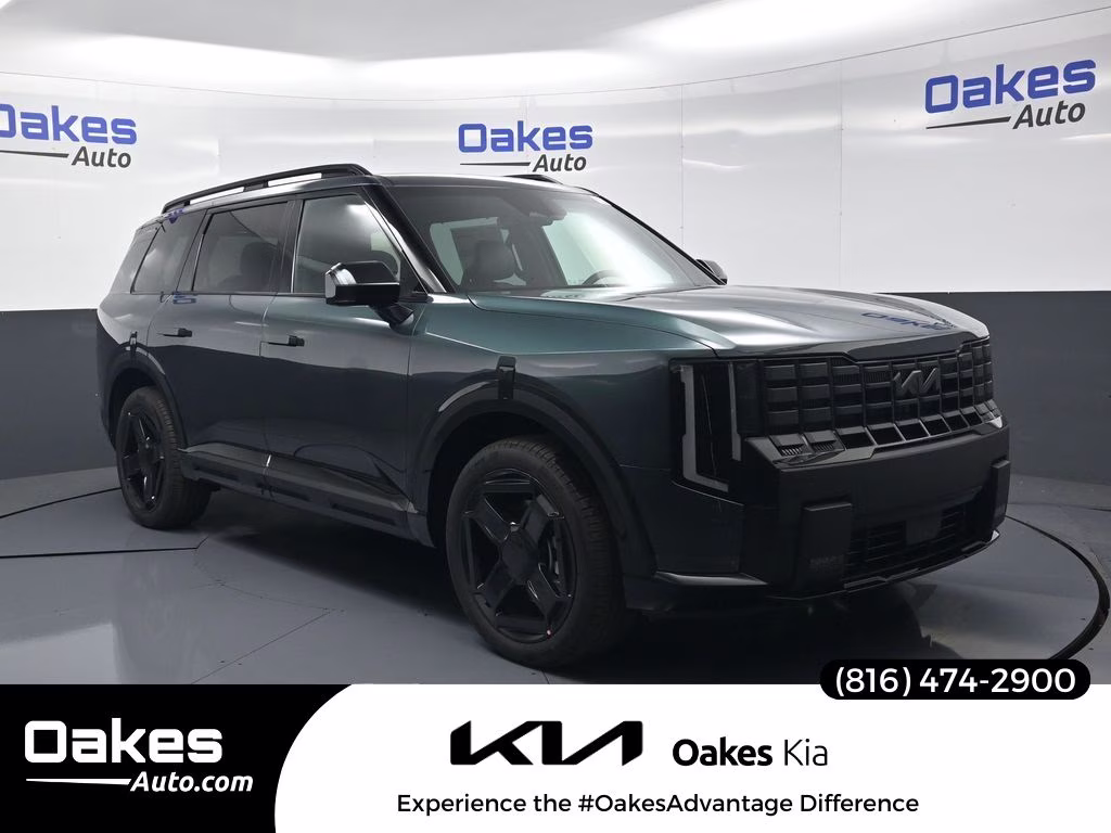 2027 Black Jade Green Kia Telluride X-Line EX AWD SUV