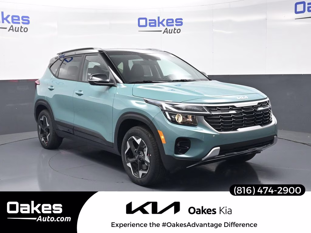2026 Pluton Blue/Black Roof Kia Seltos S AWD SUV