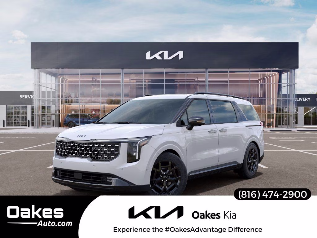 2026 Snow White Pearl Kia Carnival Hybrid SX FWD Van