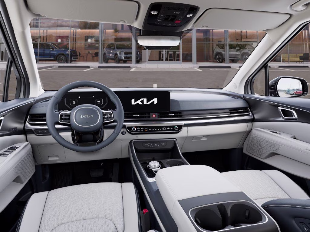 2026 Snow White Pearl Kia Carnival Hybrid SX FWD Van