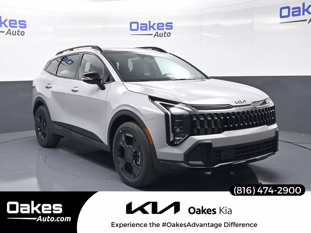 2026 Wolf Gray Kia Sportage Hybrid X-Line AWD SUV