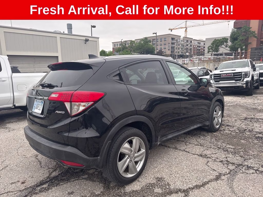 2019 Crystal Black Pearl Honda HR-V EX-L AWD SUV