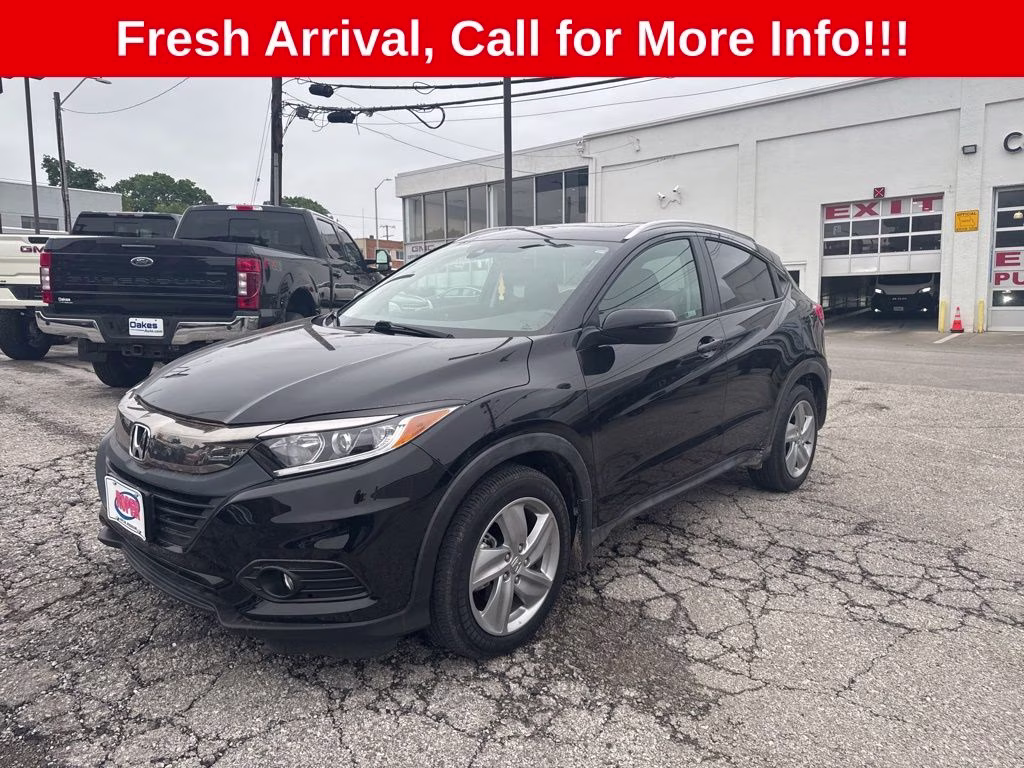 2019 Crystal Black Pearl Honda HR-V EX-L AWD SUV