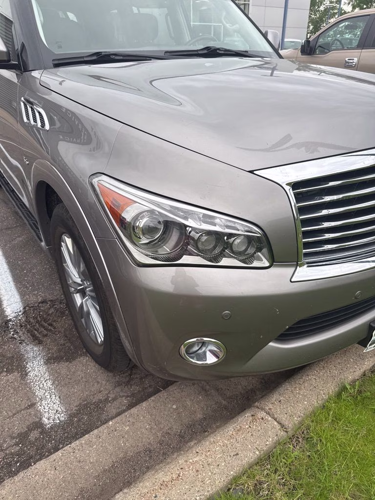 2014 Platinum Graphite INFINITI QX80 Base w/Theatre Package 4X4 SUV