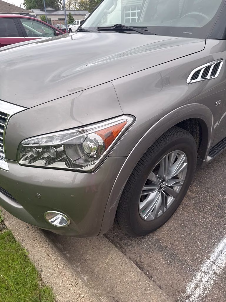 2014 Platinum Graphite INFINITI QX80 Base w/Theatre Package 4X4 SUV