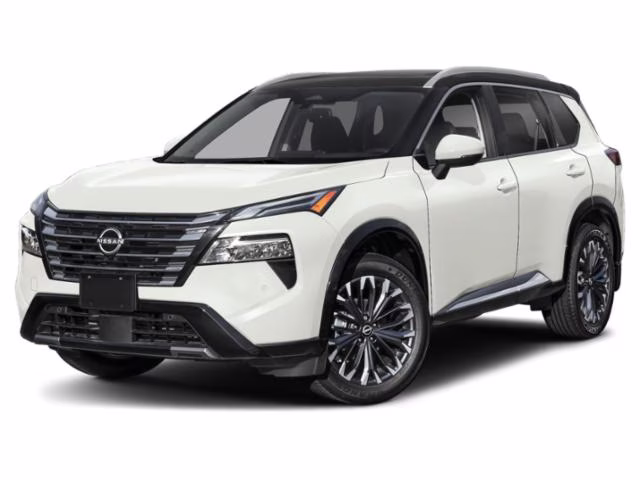 2026 Everest White Pearl/Super Black Nissan Rogue Platinum AWD SUV