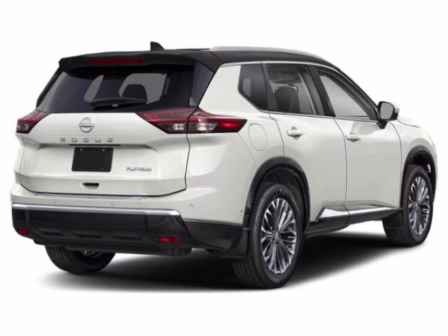 2026 Everest White Pearl/Super Black Nissan Rogue Platinum AWD SUV