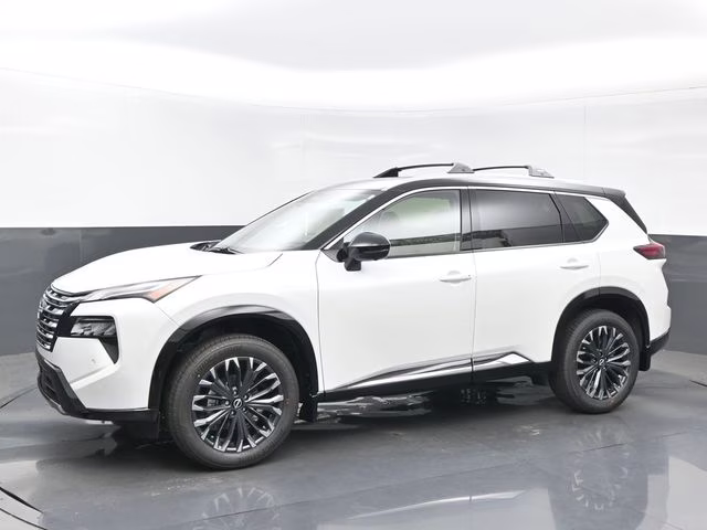 2026 Everest White Pearl/Super Black Nissan Rogue Platinum AWD SUV