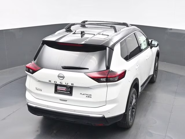 2026 Everest White Pearl/Super Black Nissan Rogue Platinum AWD SUV