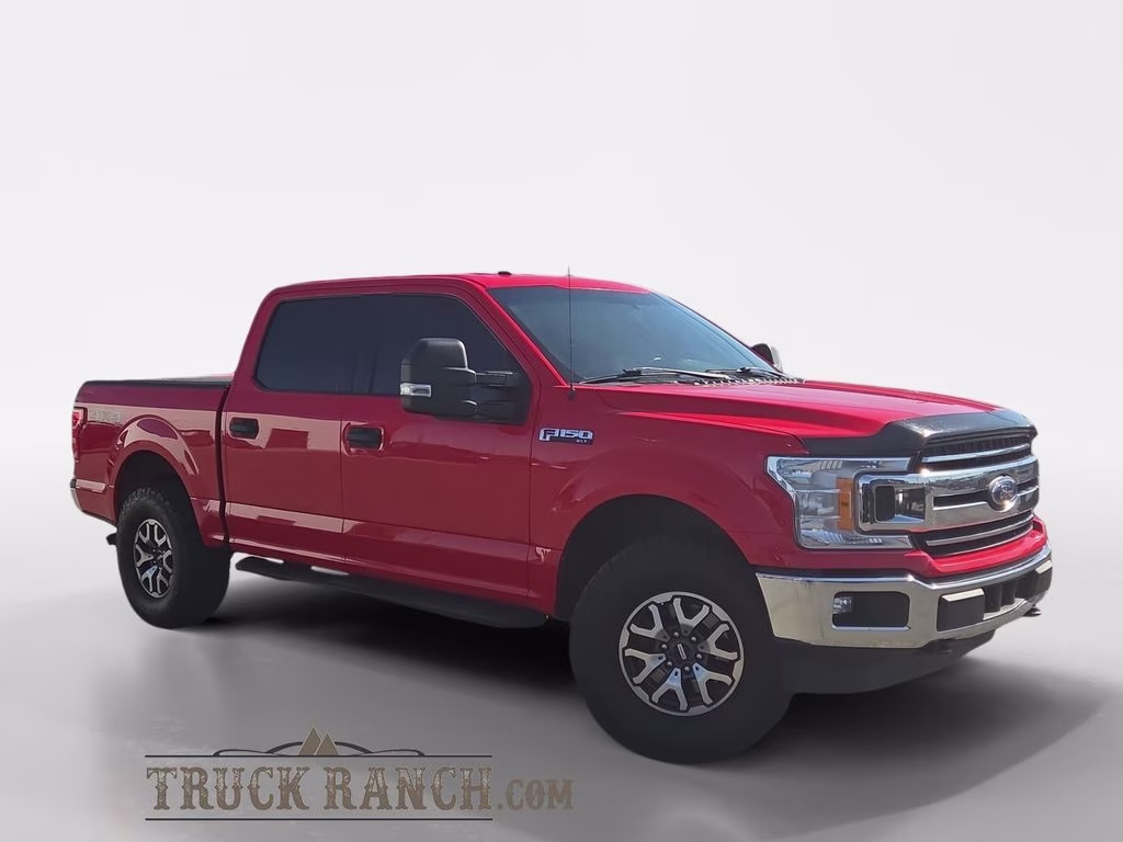 2018 Red Ford F-150 XL 4X4 Truck