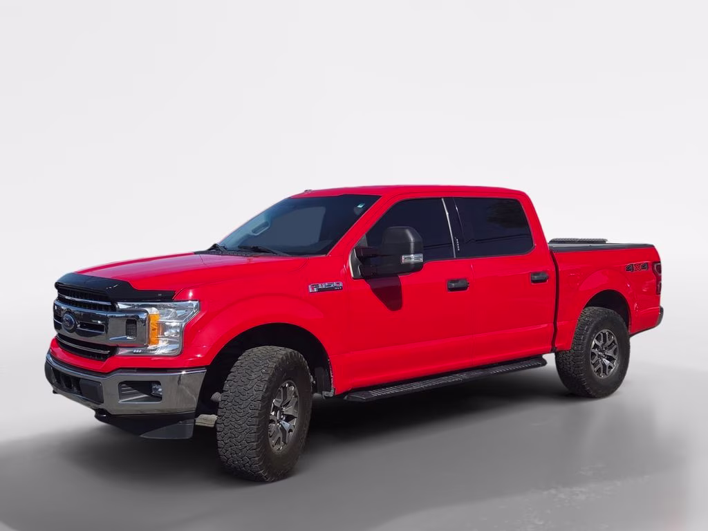 2018 Red Ford F-150 XL 4X4 Truck