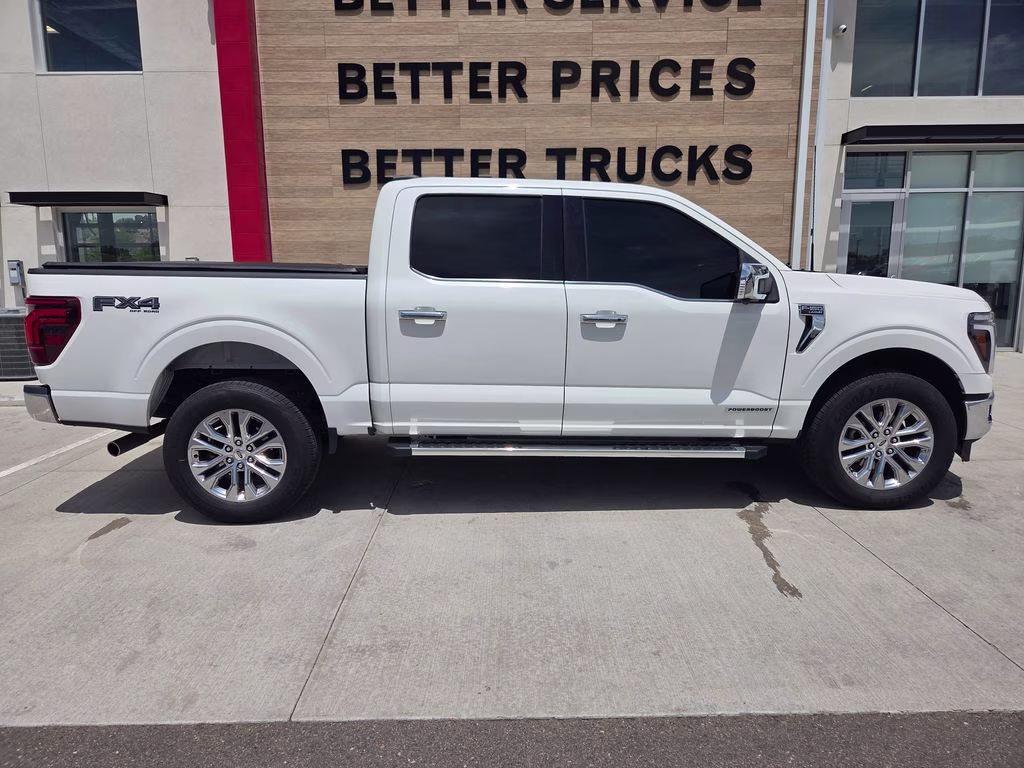 2024 White Metallic Ford F-150 Lariat 4X4 Truck