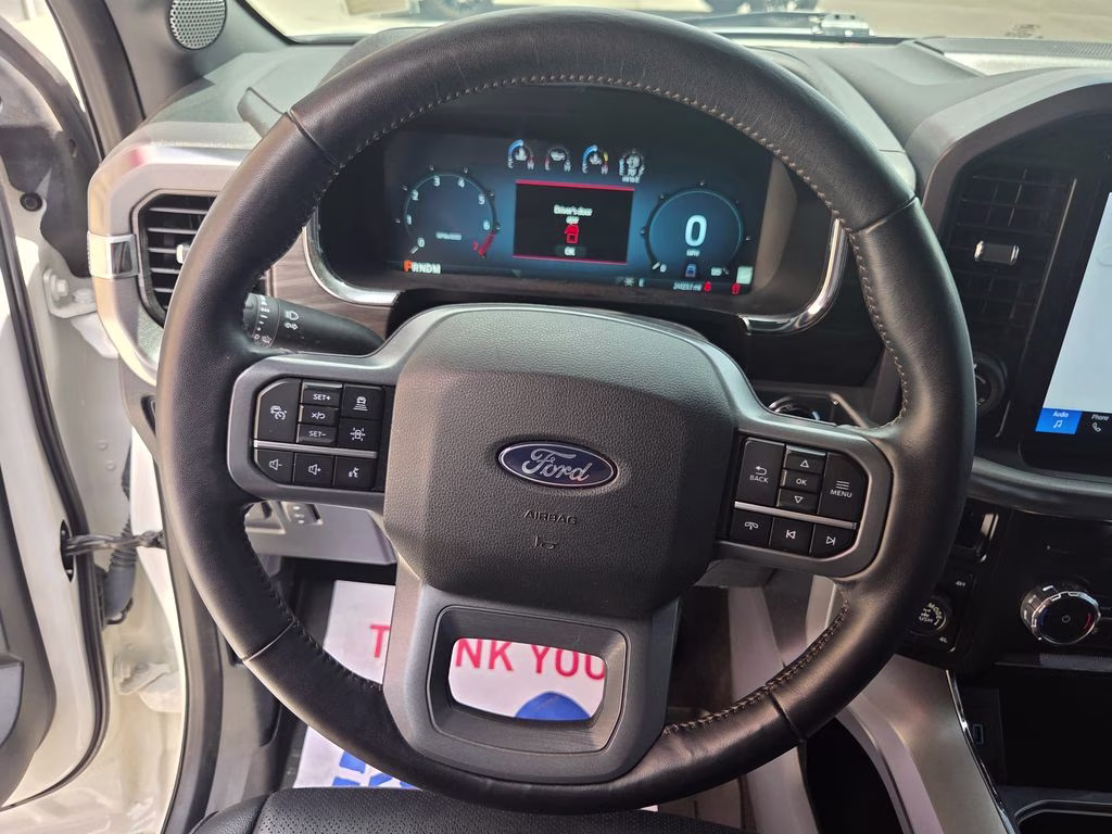 2024 White Metallic Ford F-150 Lariat 4X4 Truck